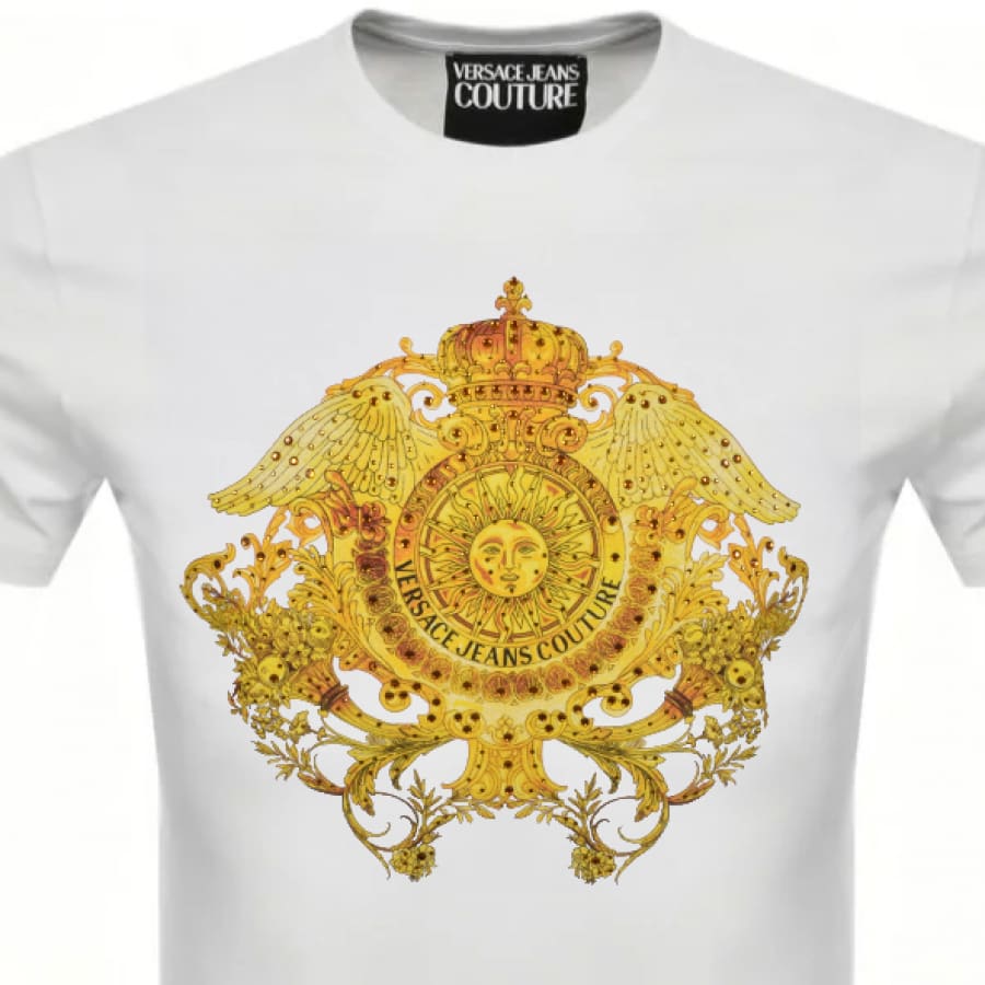 Alternative Image for ProductVersace Jeans Couture Crystal T Shirt White2